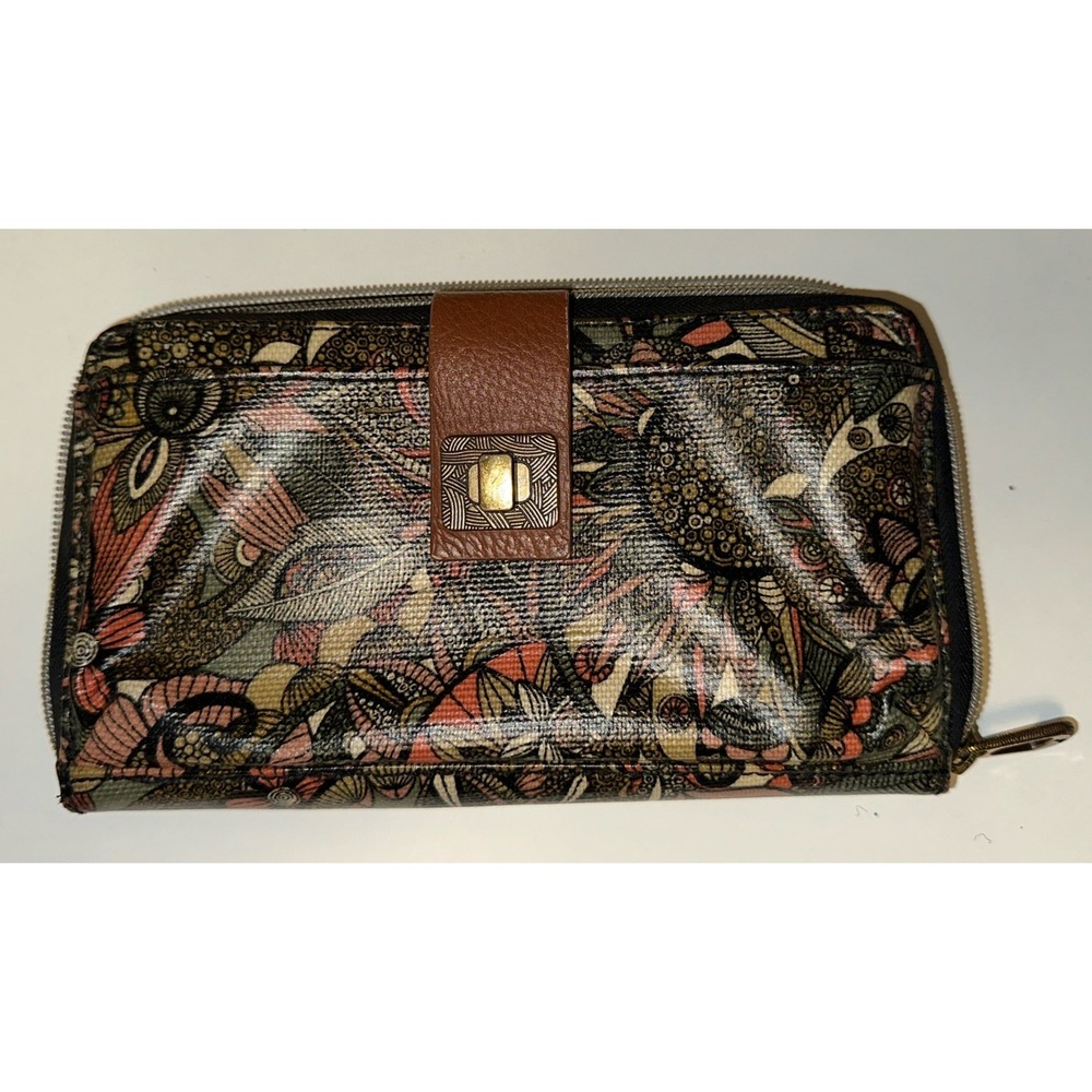 Sakroots Wallet Sienna Spirit Desert Print Clutch Billfold Credit Card Holder